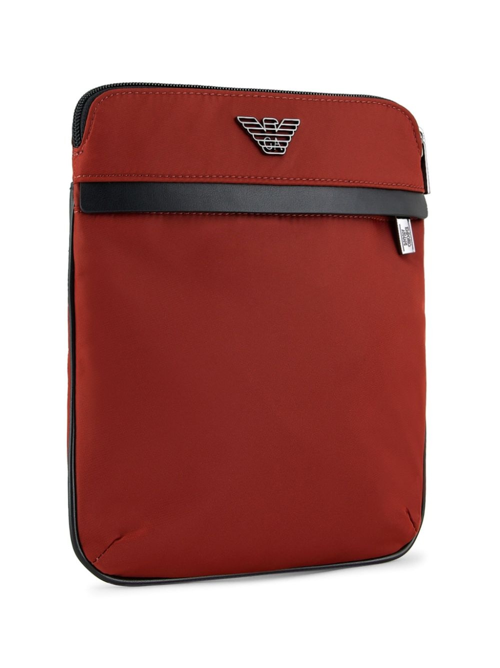 logo-plaque messenger bag - 2