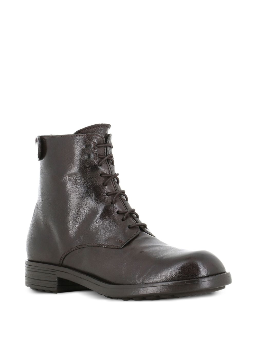 lace-up combat boots - 2