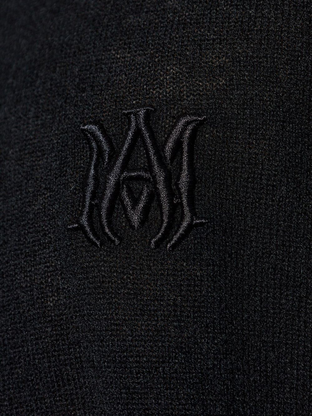 logo-embroidered cashmere sweater - 5