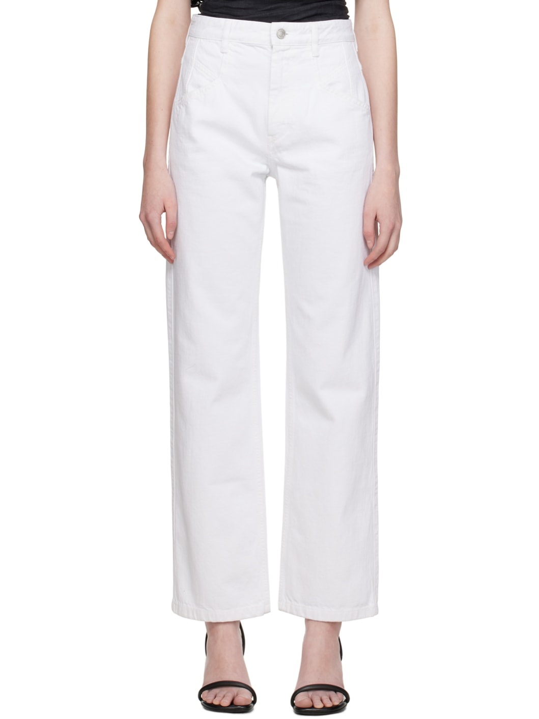 White Nadege Jeans - 1