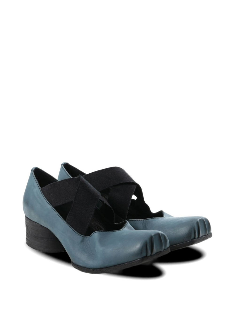 UMA WANG cross-strap pumps outlook