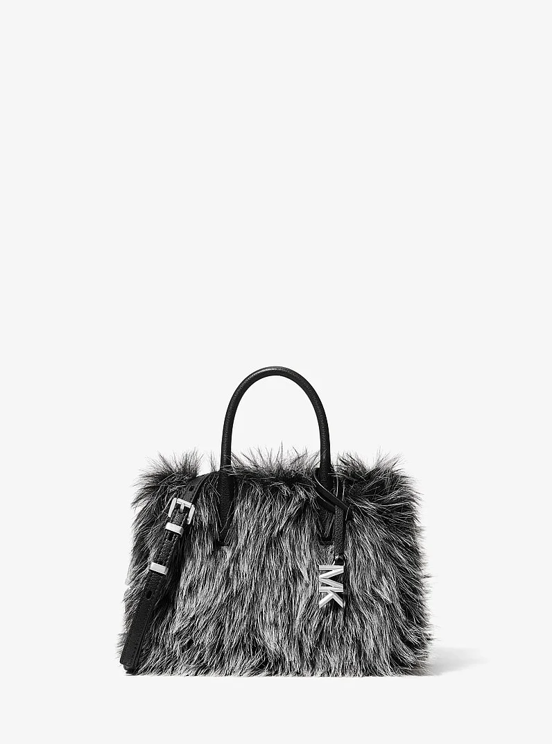 Laila Extra-Small Faux Fur Crossbody Bag - 1