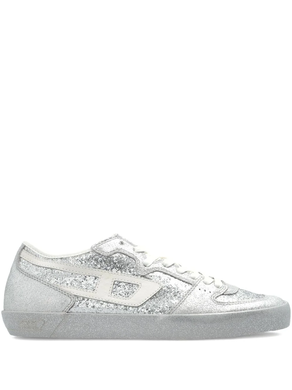 S-Leroji-D1 glittered panelled sneakers - 1