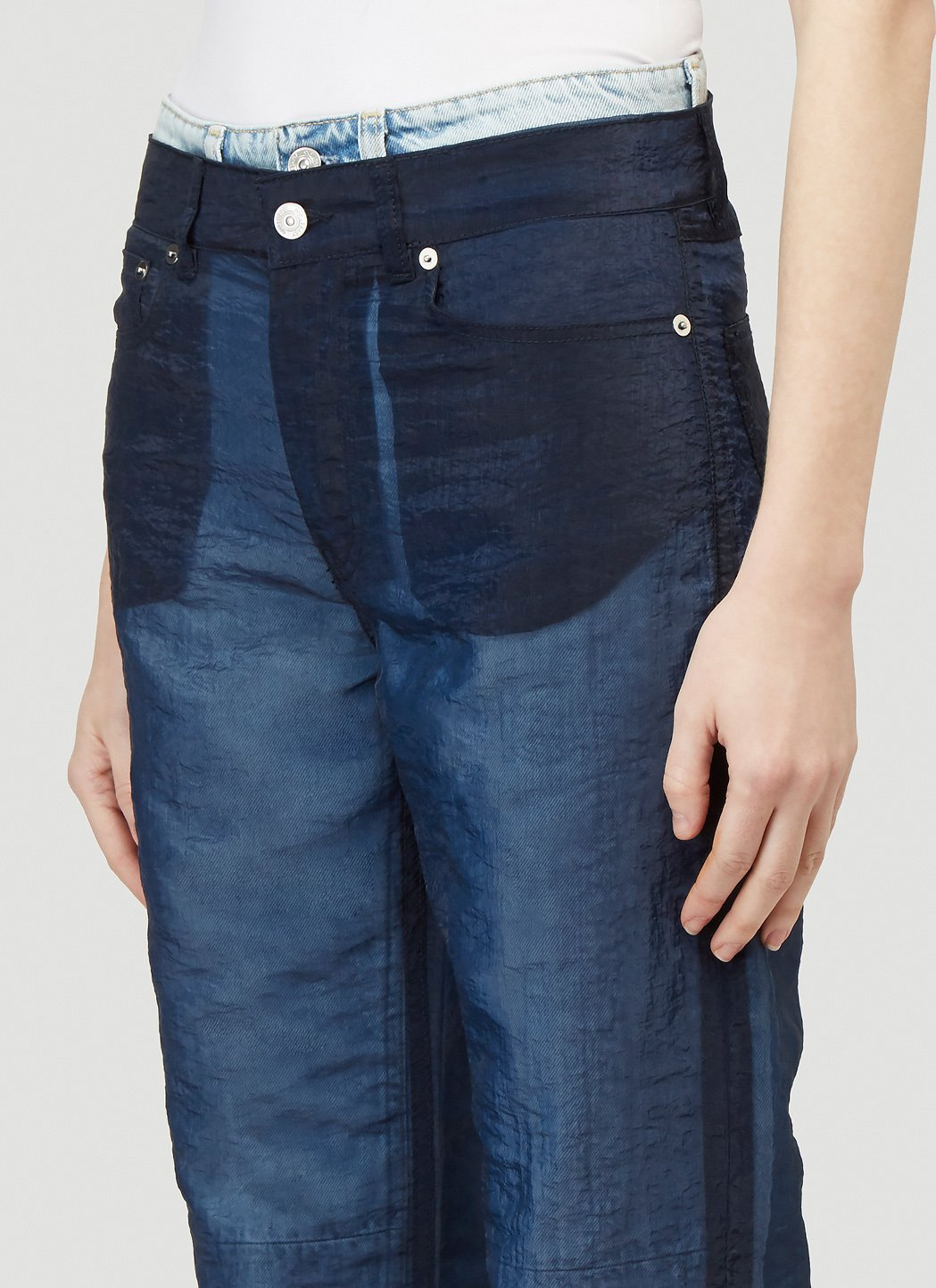 Our Legacy Women Luminance Cut Organza Pants - 5