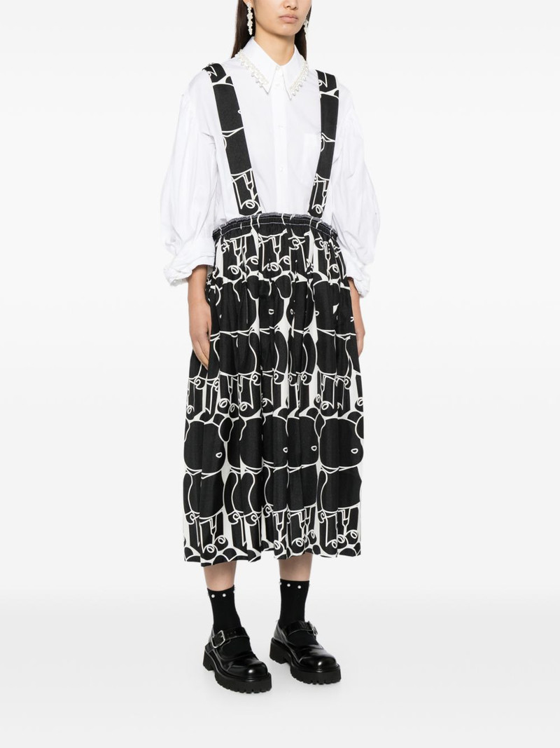 Bearbrick-printed skirt 3