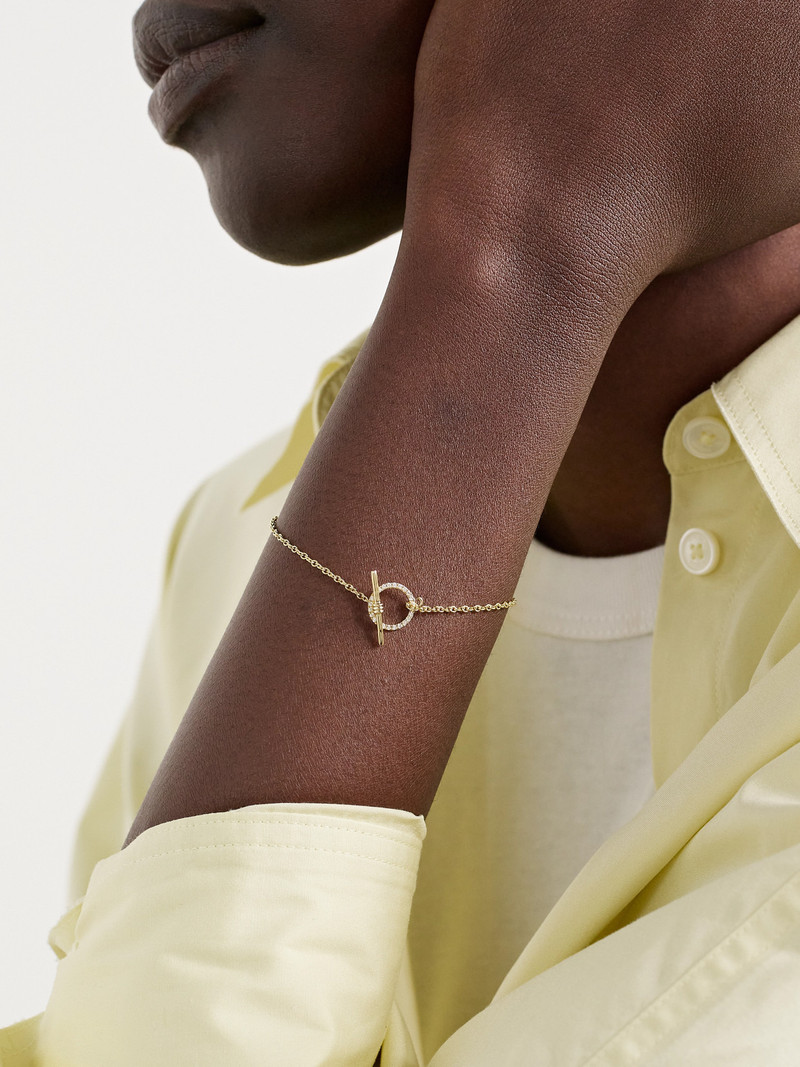 STONE AND STRAND 14-karat Gold Diamond Bracelet outlook