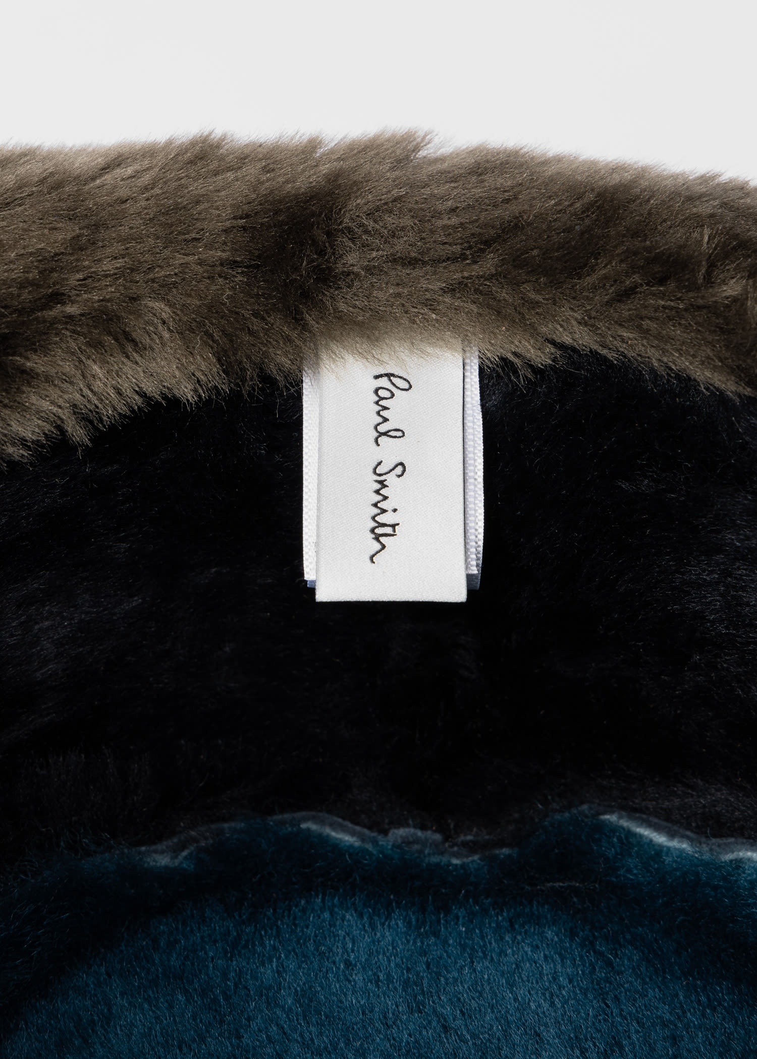 Navy Shearling Bucket Hat - 5
