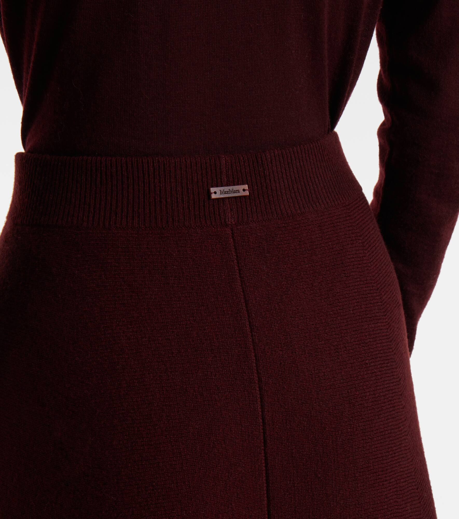 Giberna wool and cashmere maxi skirt - 6