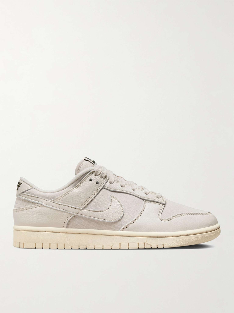 Dunk Low Retro PRM NBHD Leather-Trimmed Canvas Sneakers - 1