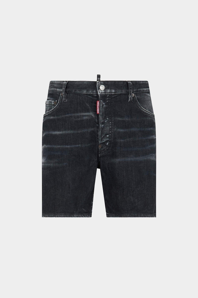 BLACK CLEAN WASH MARINE SHORTS 1