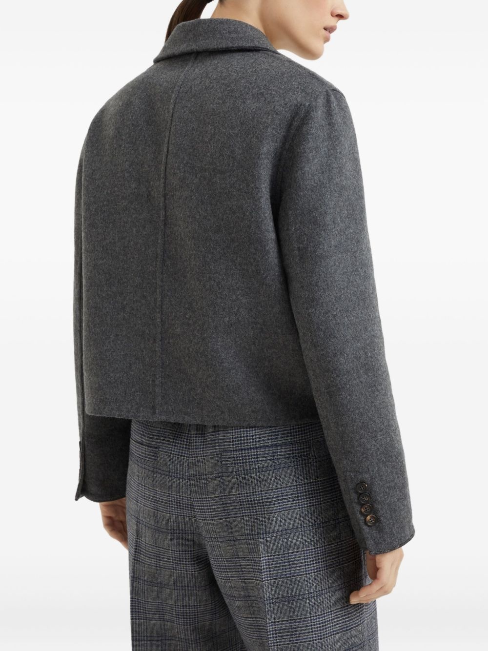 cropped blazer - 5
