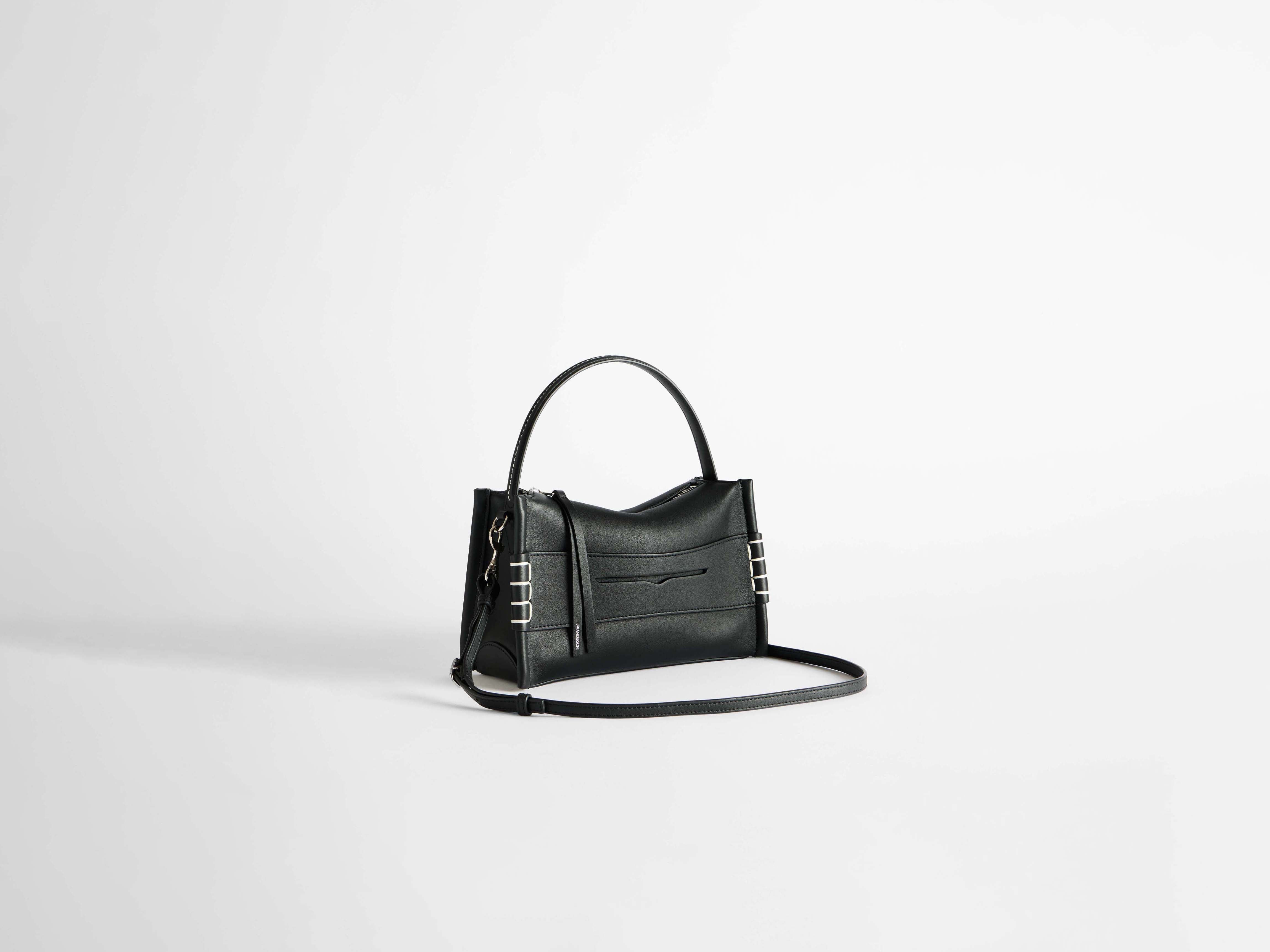 SMALL LOAFER BAG IN BLACK LEATHER - 2