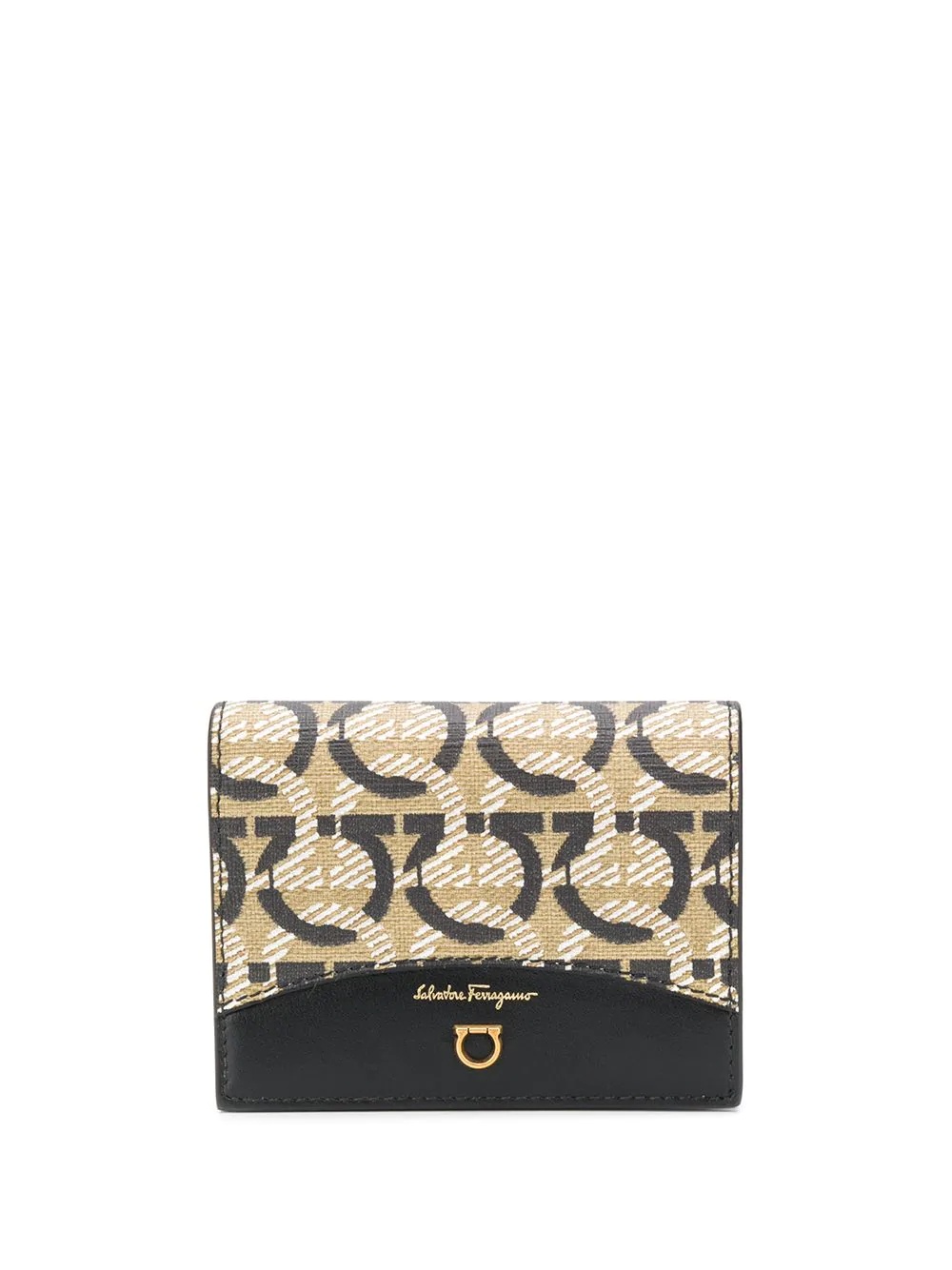 leather Gancini print wallet - 1