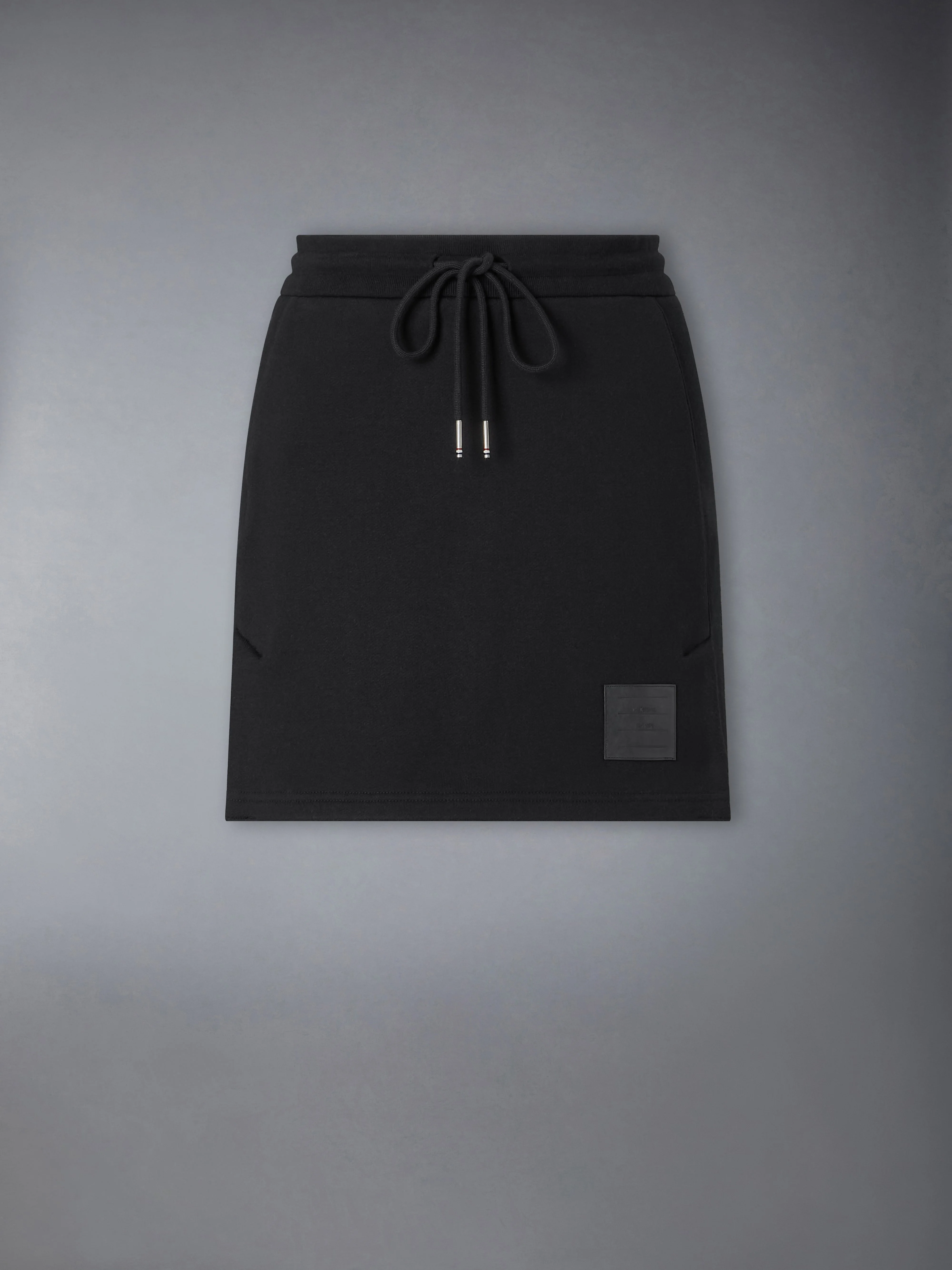 CLASSIC LOOPBACK JERSEY MINI SKIRT - 1