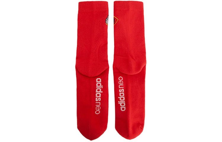 adidas Neo CNY Socks 'Red' GQ9146 - 4