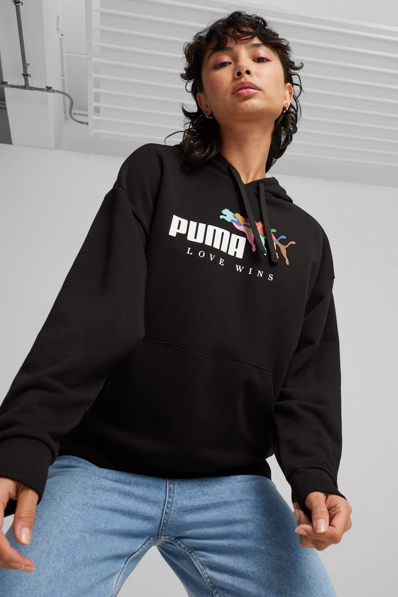 PUMA ESS+ LOVE WINS Women's Hoodie outlook