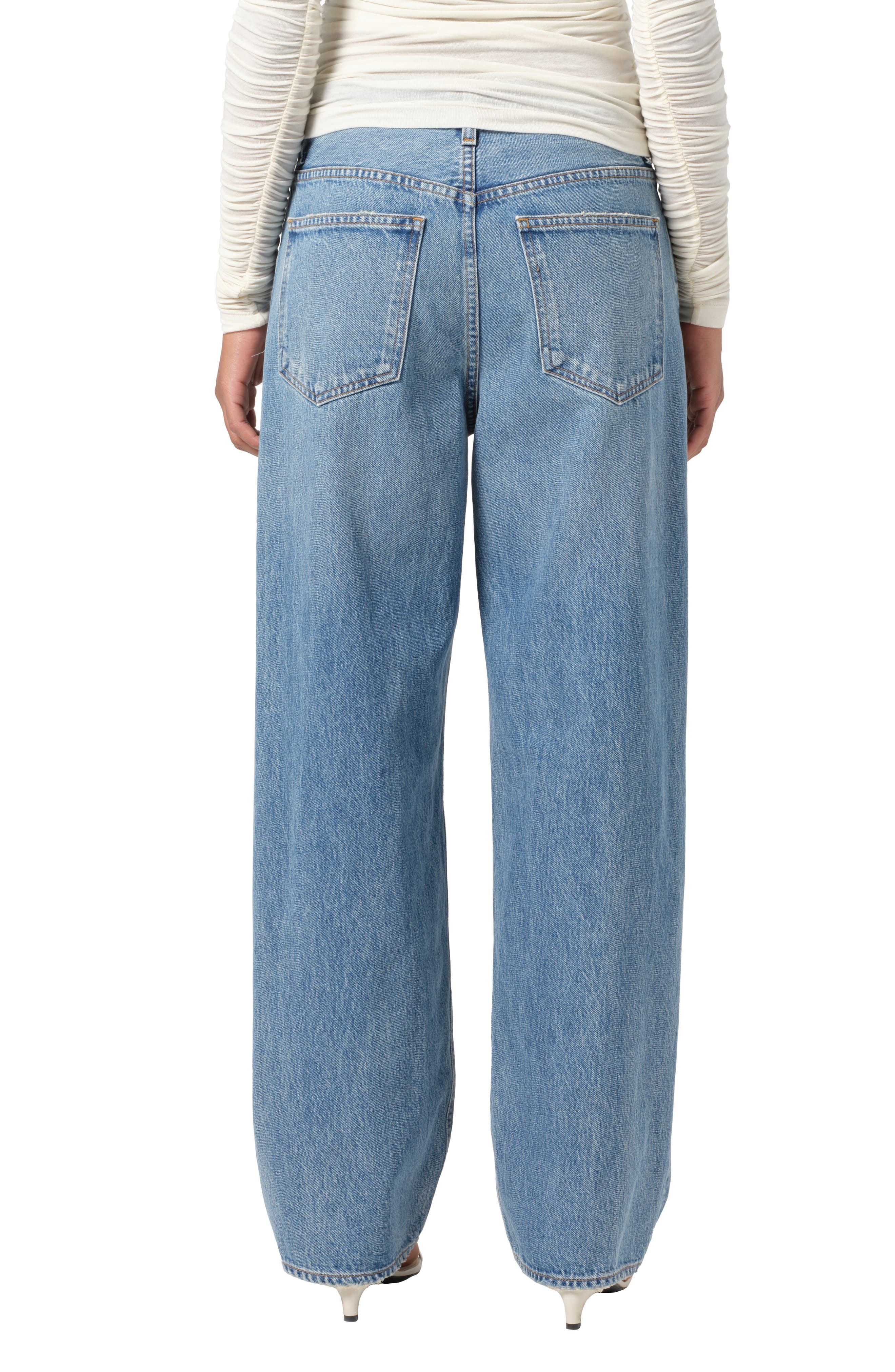 AGOLDE Henson Mid Rise Baggy Jeans in Intuition at Nordstrom - 2