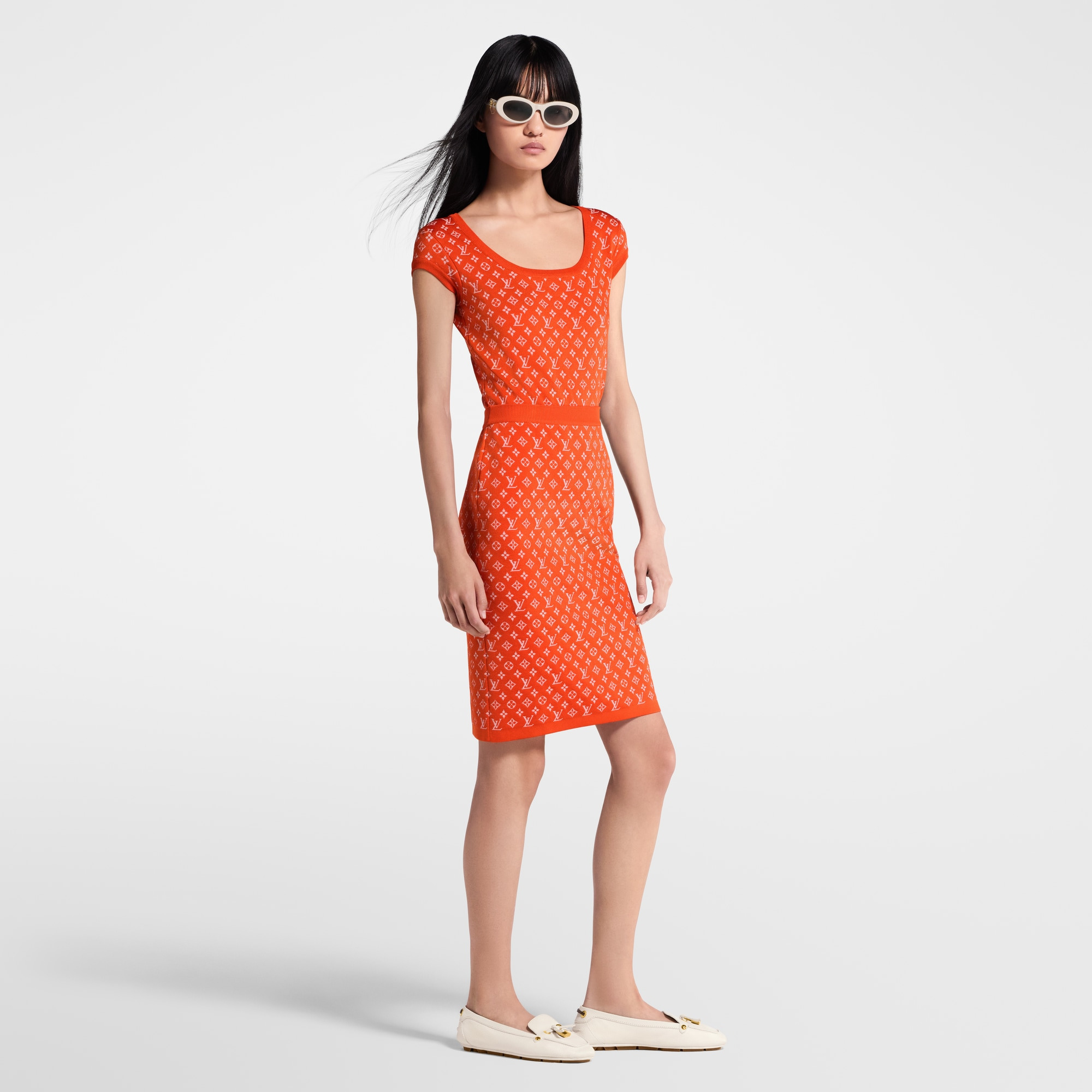 Monogram Jacquard Knit Skirt - 6