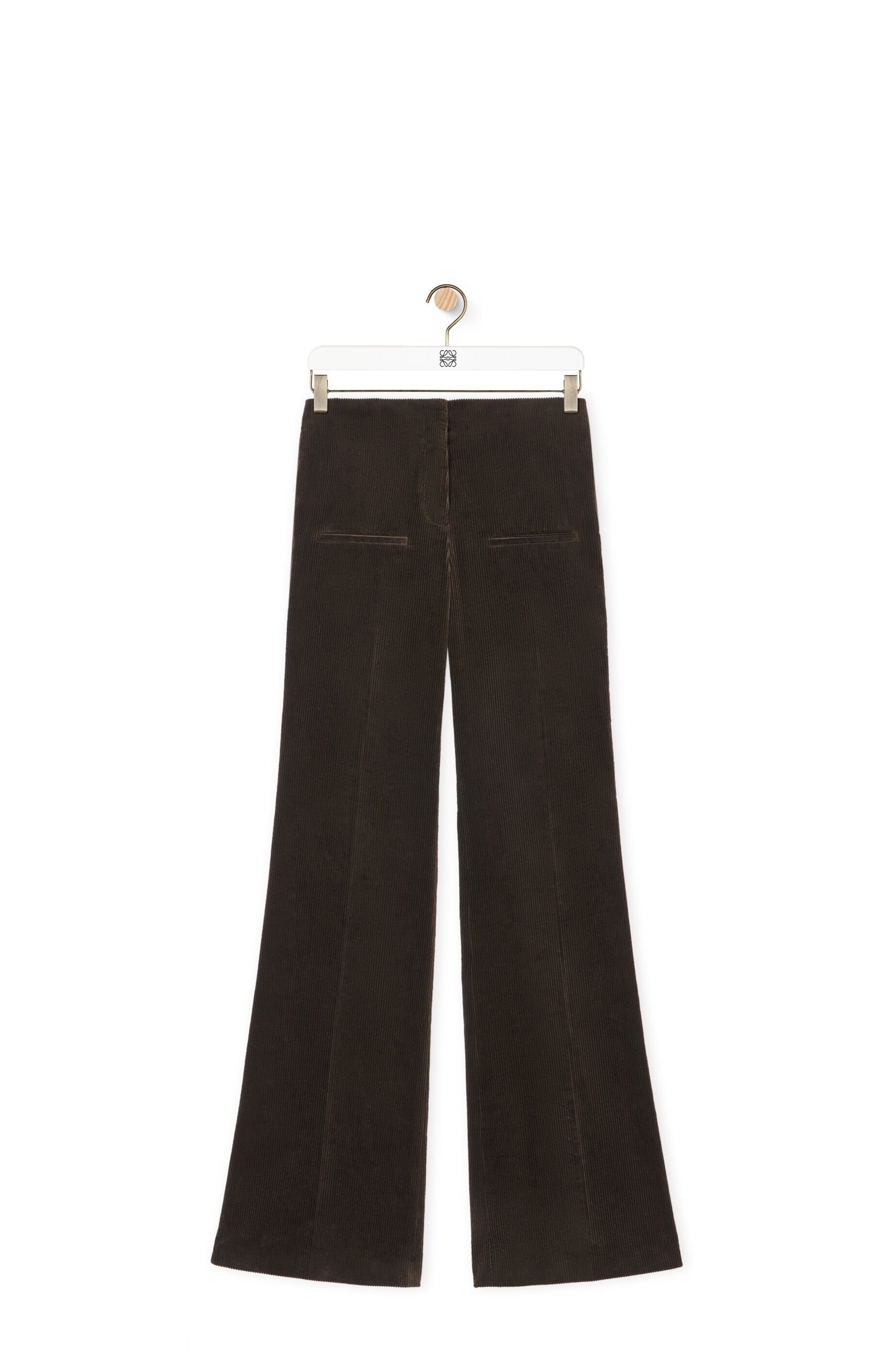 Bootleg trousers in cotton - 1