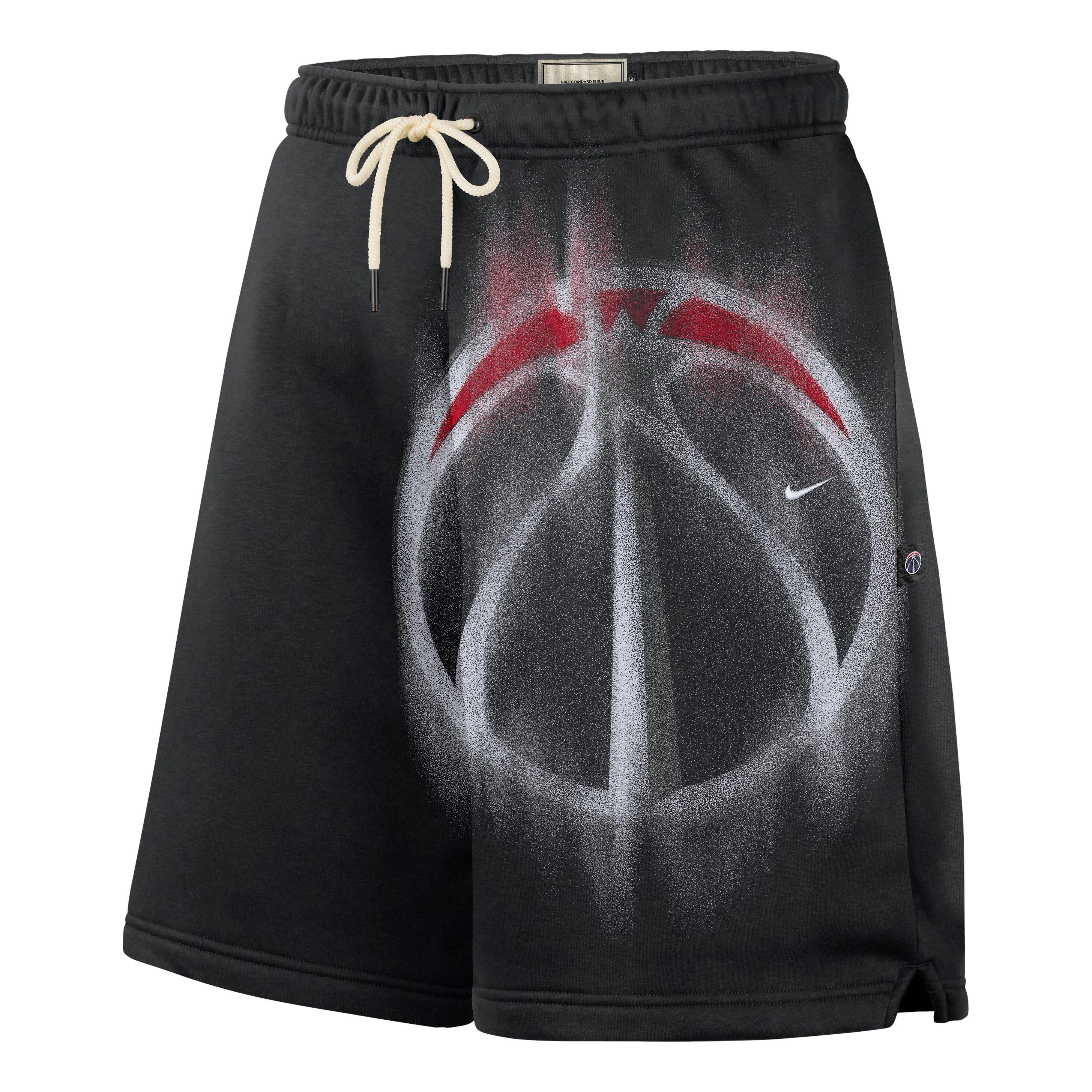 Nike Washington Wizards Standard Issue Fleece Shorts 'Black White' IQ1552-010 - 1