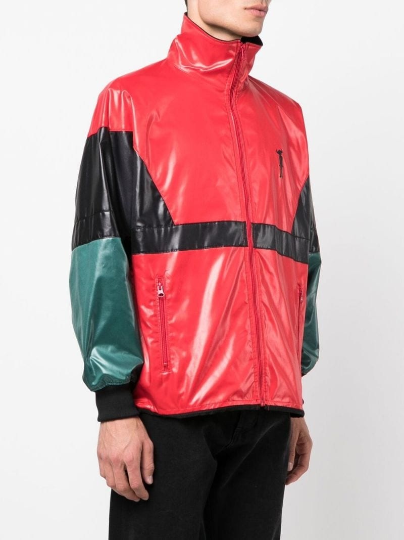 colour-block panelled windbreaker - 5