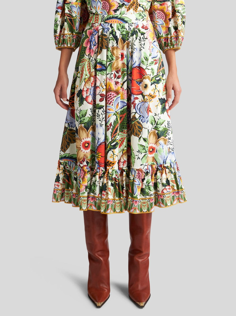 MULTICOLOURED BOUQUET SKIRT 2