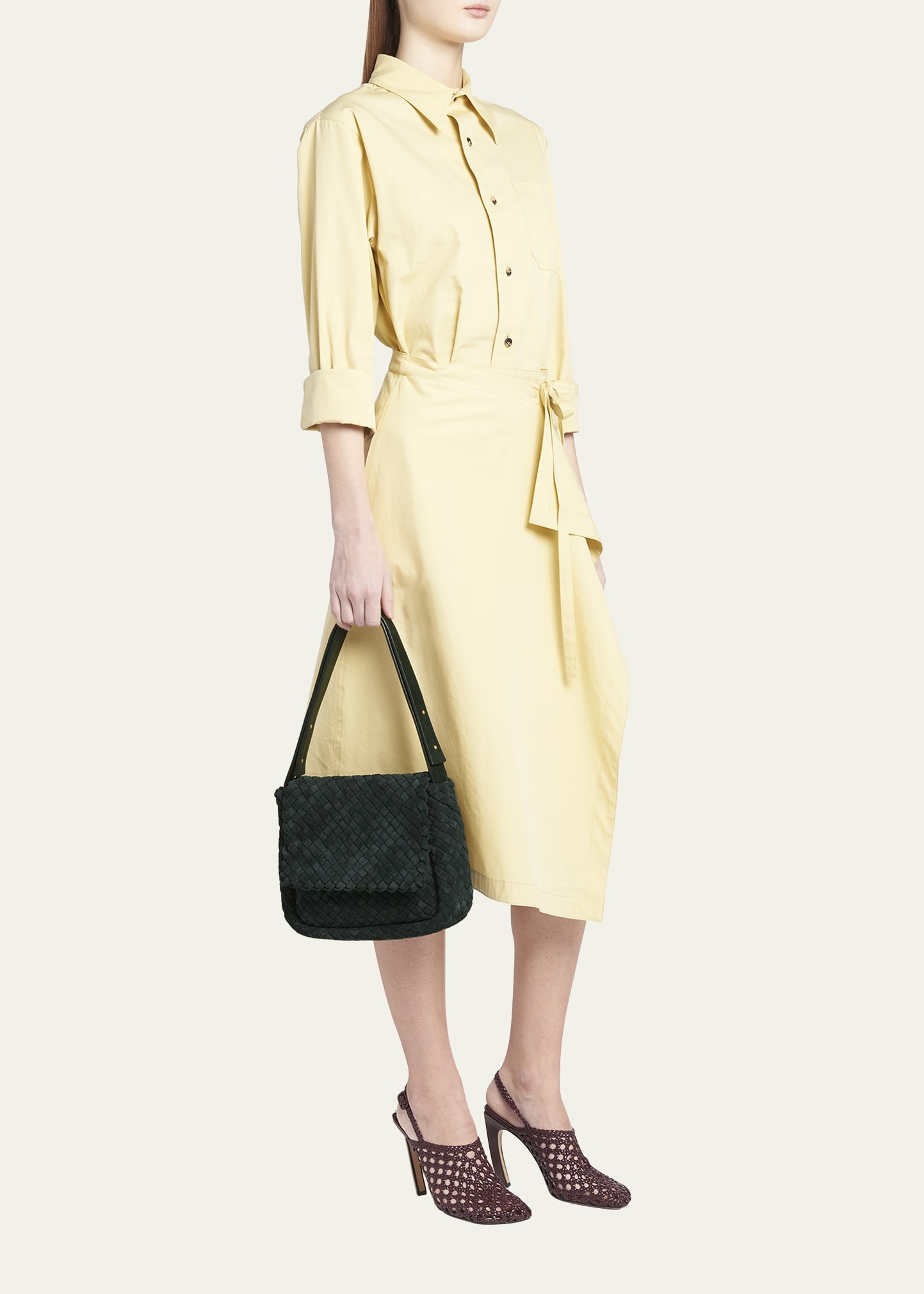 Cobble Small Intrecciato Shoulder Bag - 5