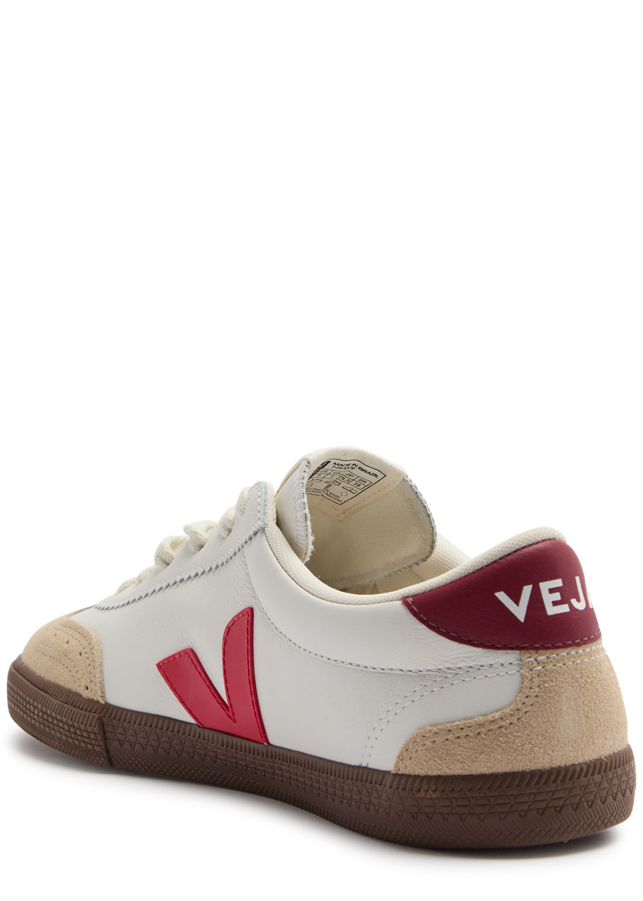 Veja Volley Panelled Leather Sneakers - 2