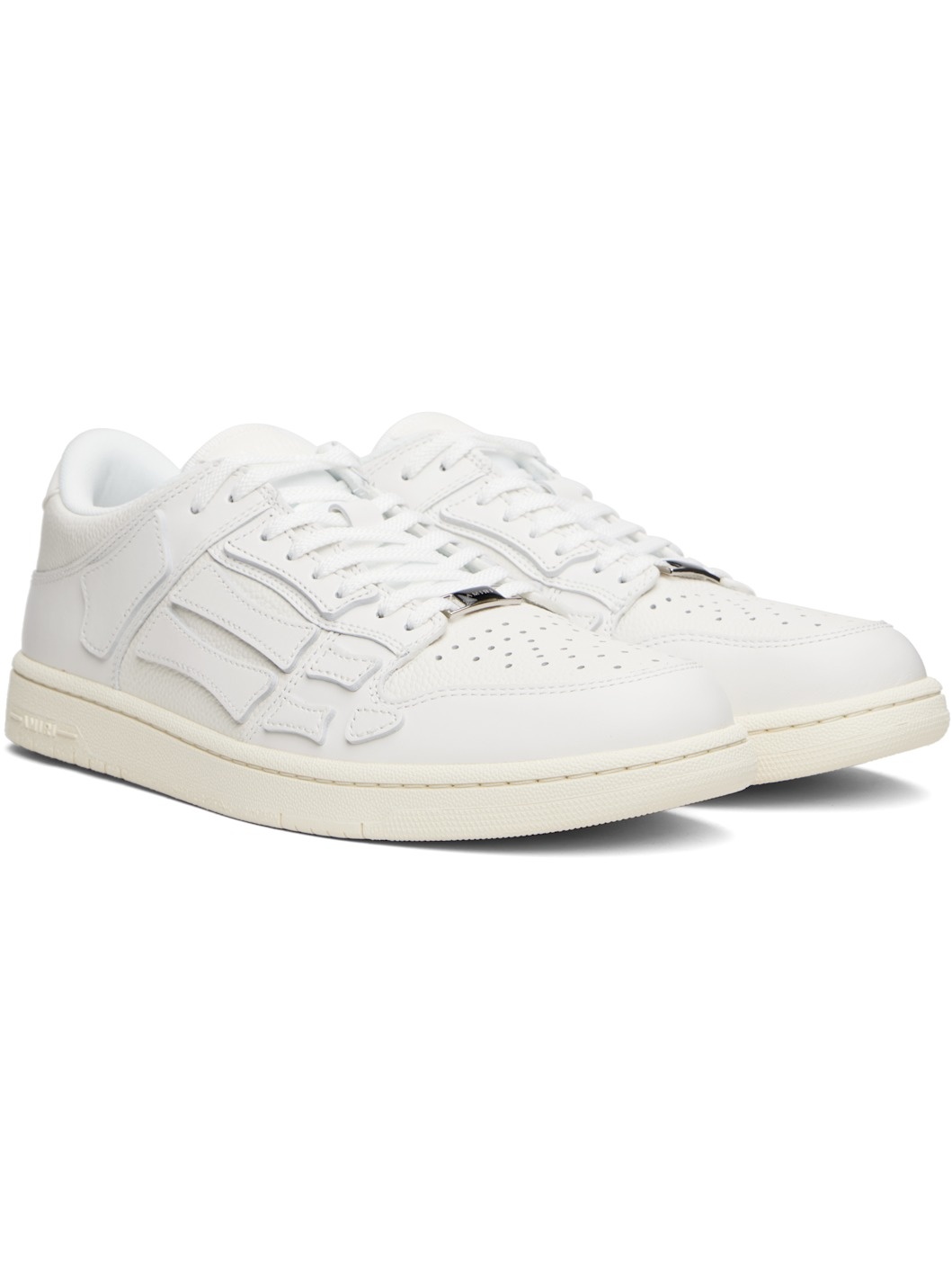 White Skel Top Low Sneakers - 4