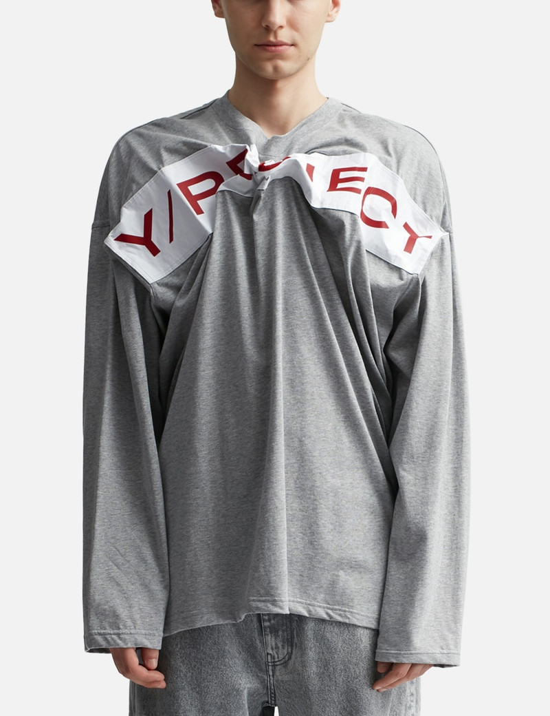 SCRUNCHED LOGO LONG SLEEVE T-SHIRT 4