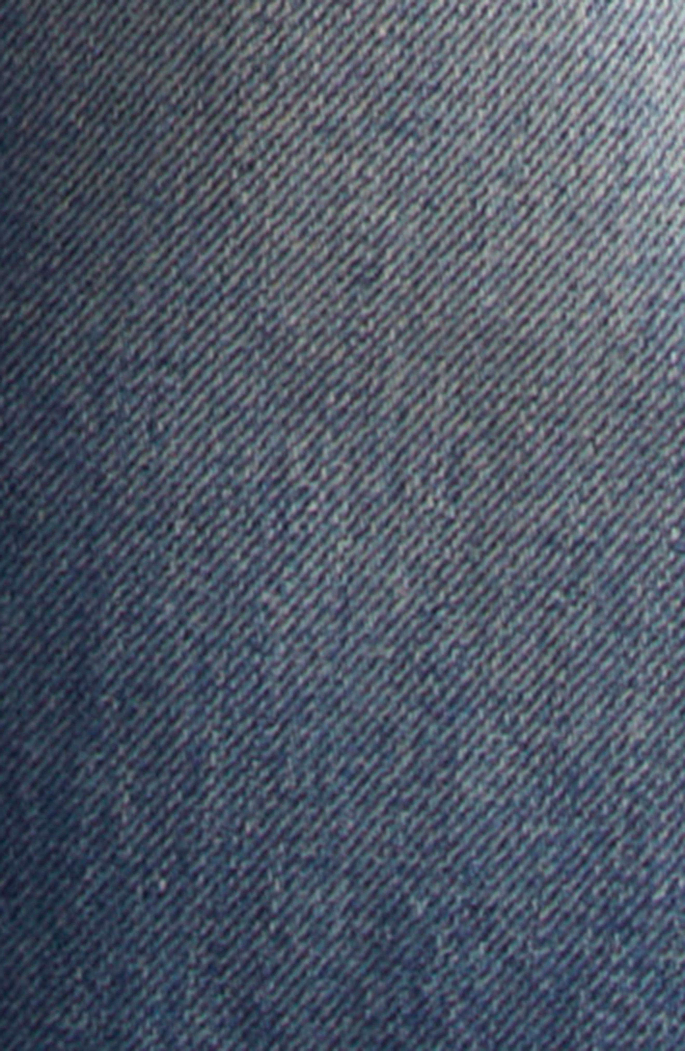 Alexander McQueen Skull Straight Leg Jeans in Blue Washed at Nordstrom - 7