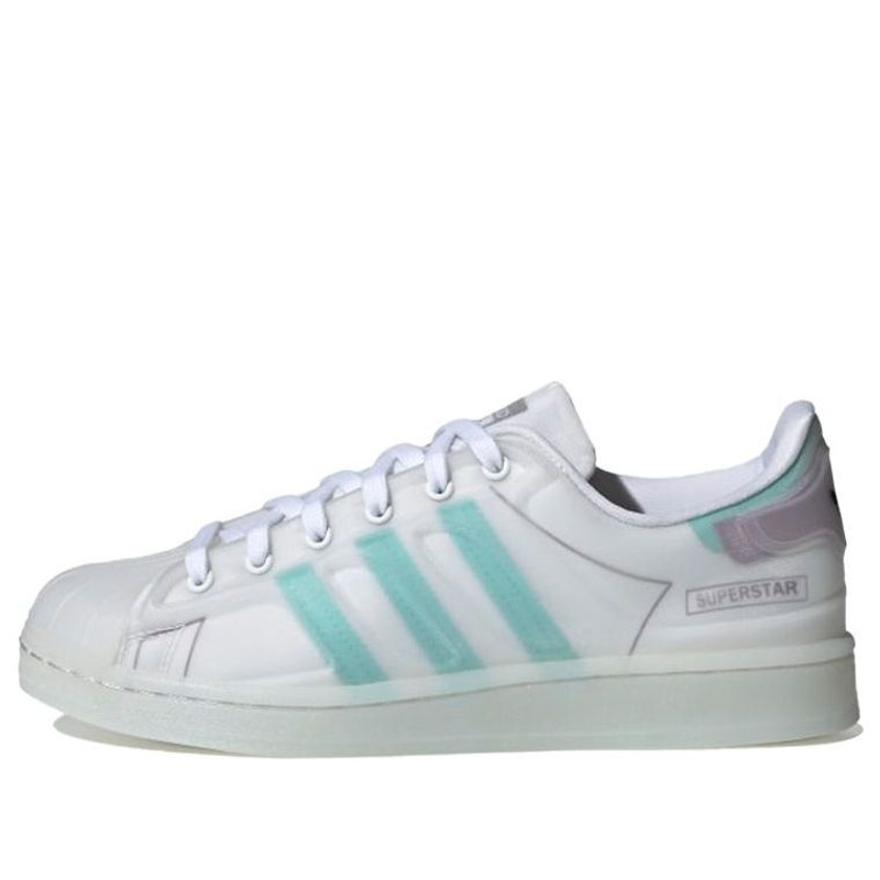 (WMNS) adidas originals Superstar Futureshell Shoes White/Blue FY7356 - 1