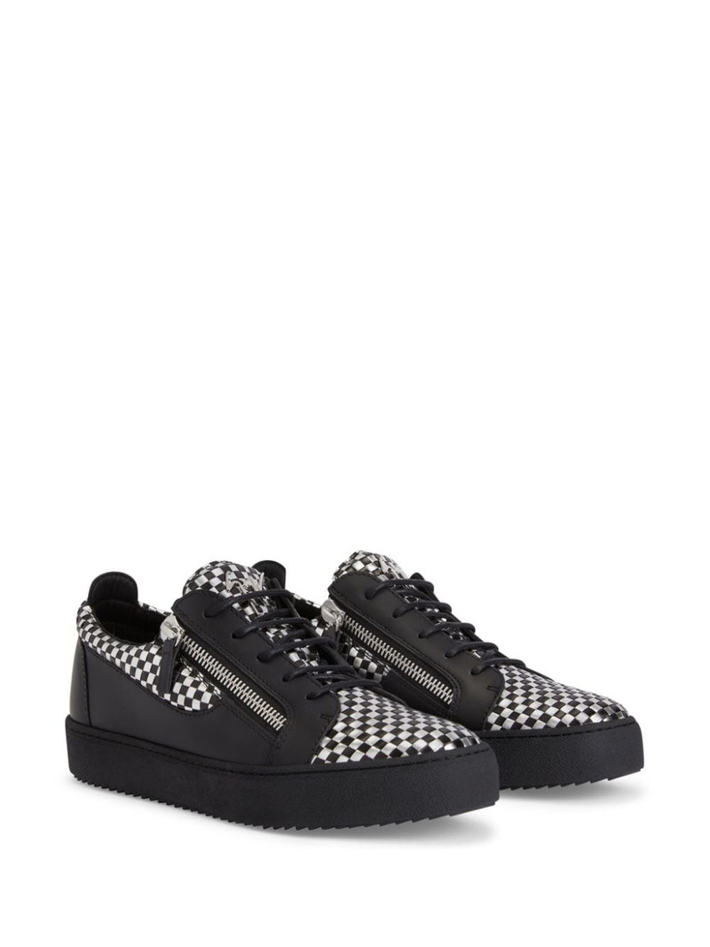 Giuseppe Zanotti Frankie check-pattern sneakers outlook