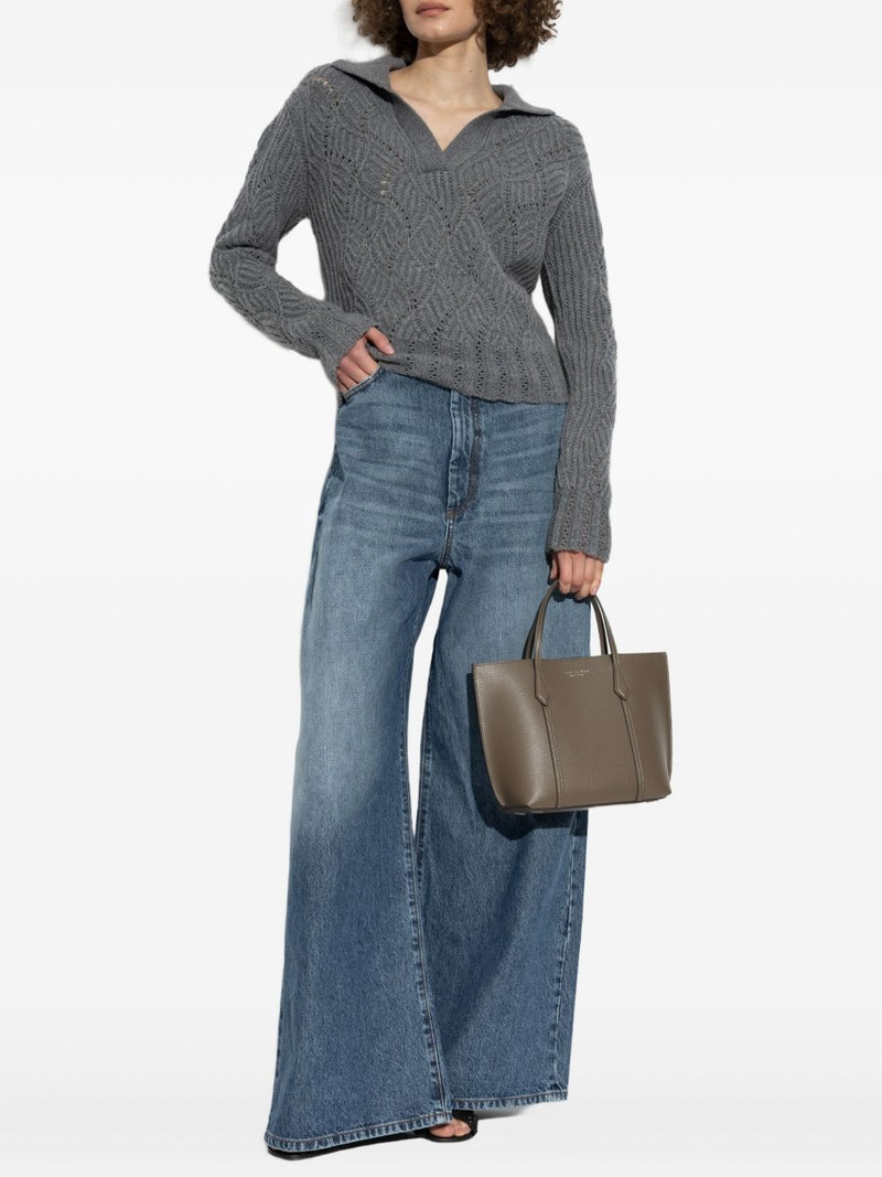 cable-knit cashmere sweater 1