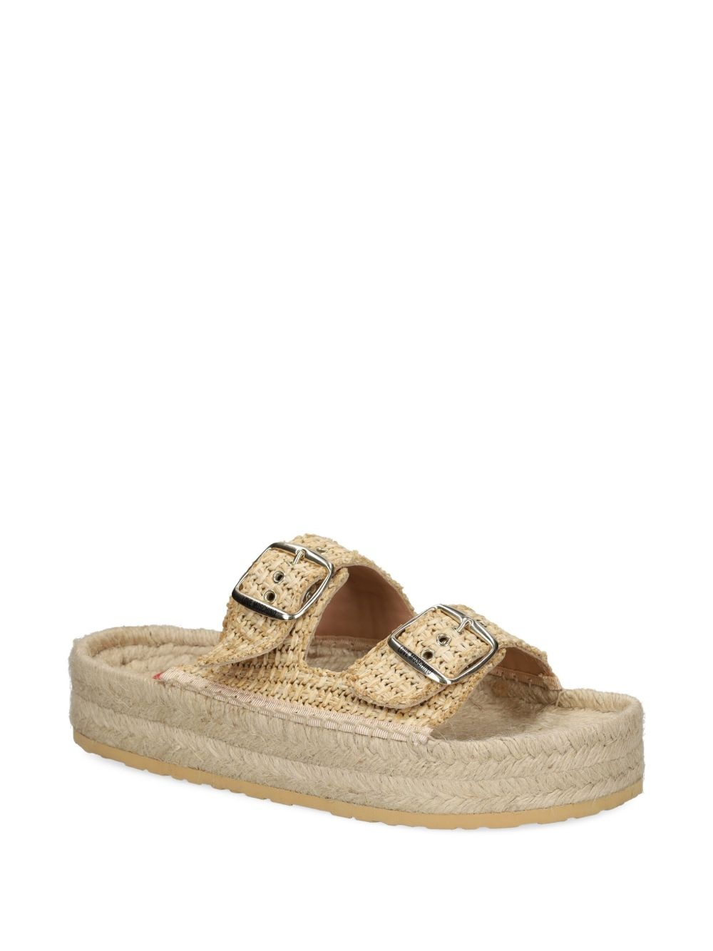 double-buckle espadrilles - 2