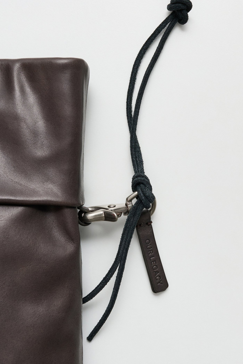 Our Legacy Foldline Bag Phantom Tensile Cattle Hide outlook