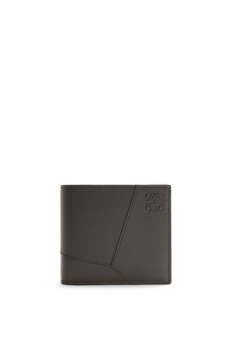Puzzle bifold wallet in classic calfskin 1