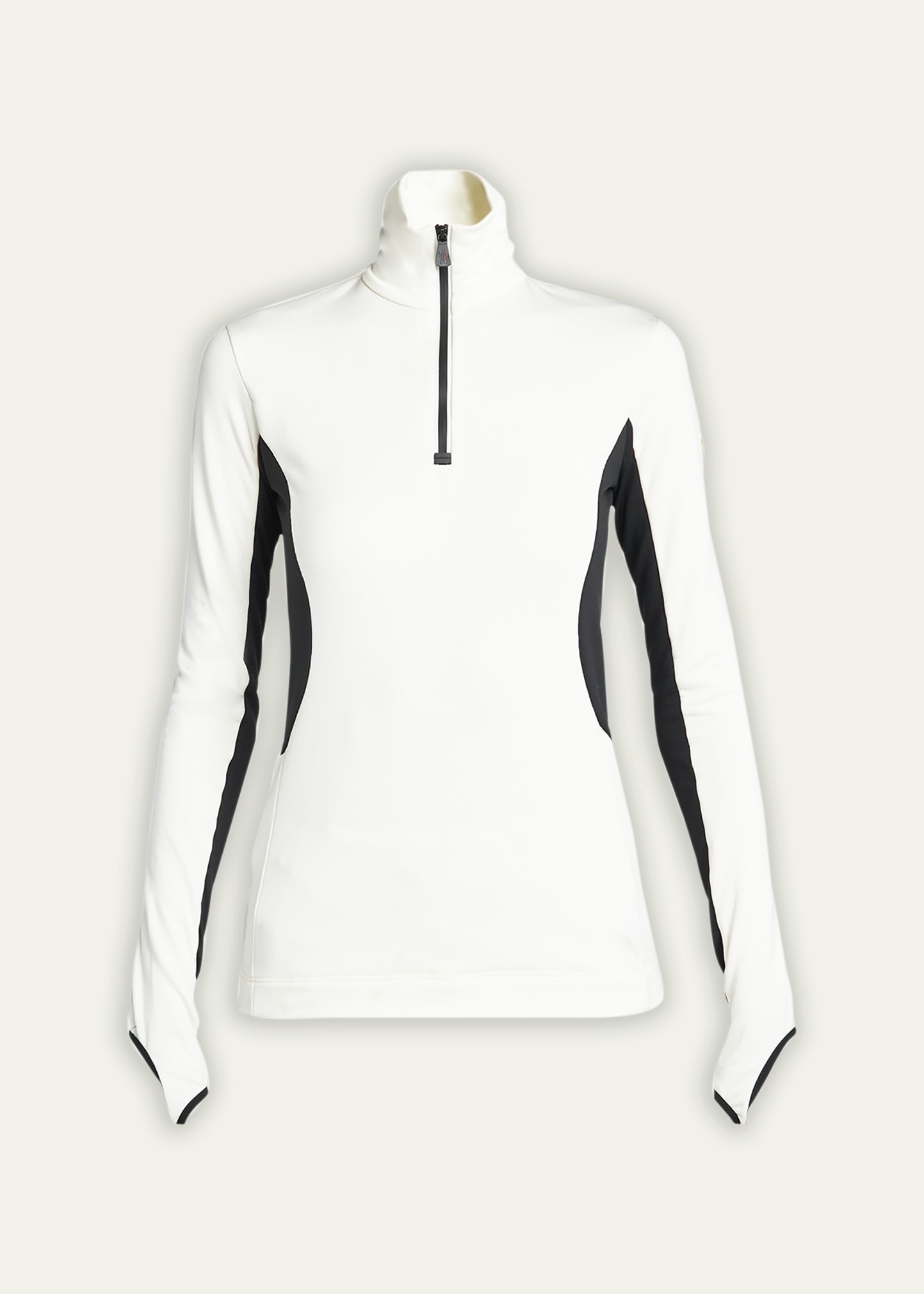 Colorblock Quarter-Zip Sweatshirt - 1