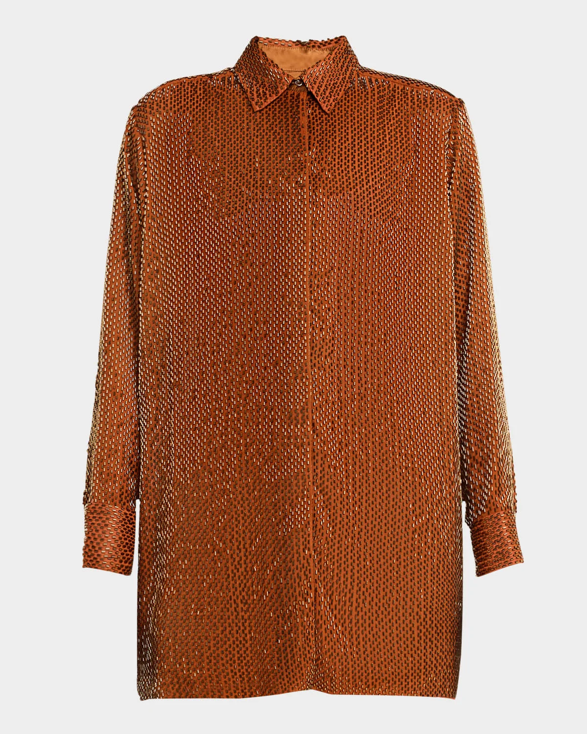 Embellished Long-Sleeve Shirt - 1