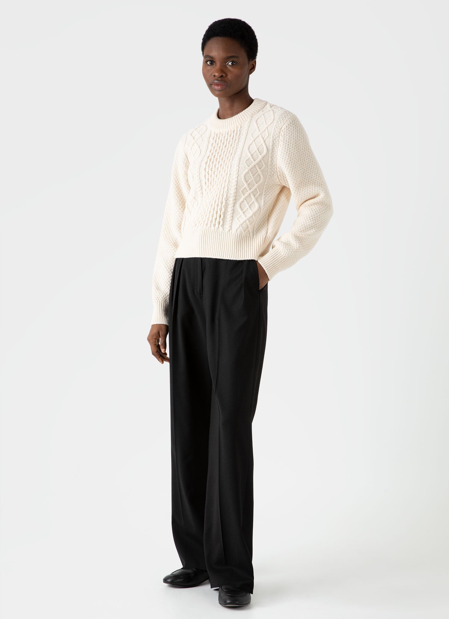 Cable Knit Jumper - 1