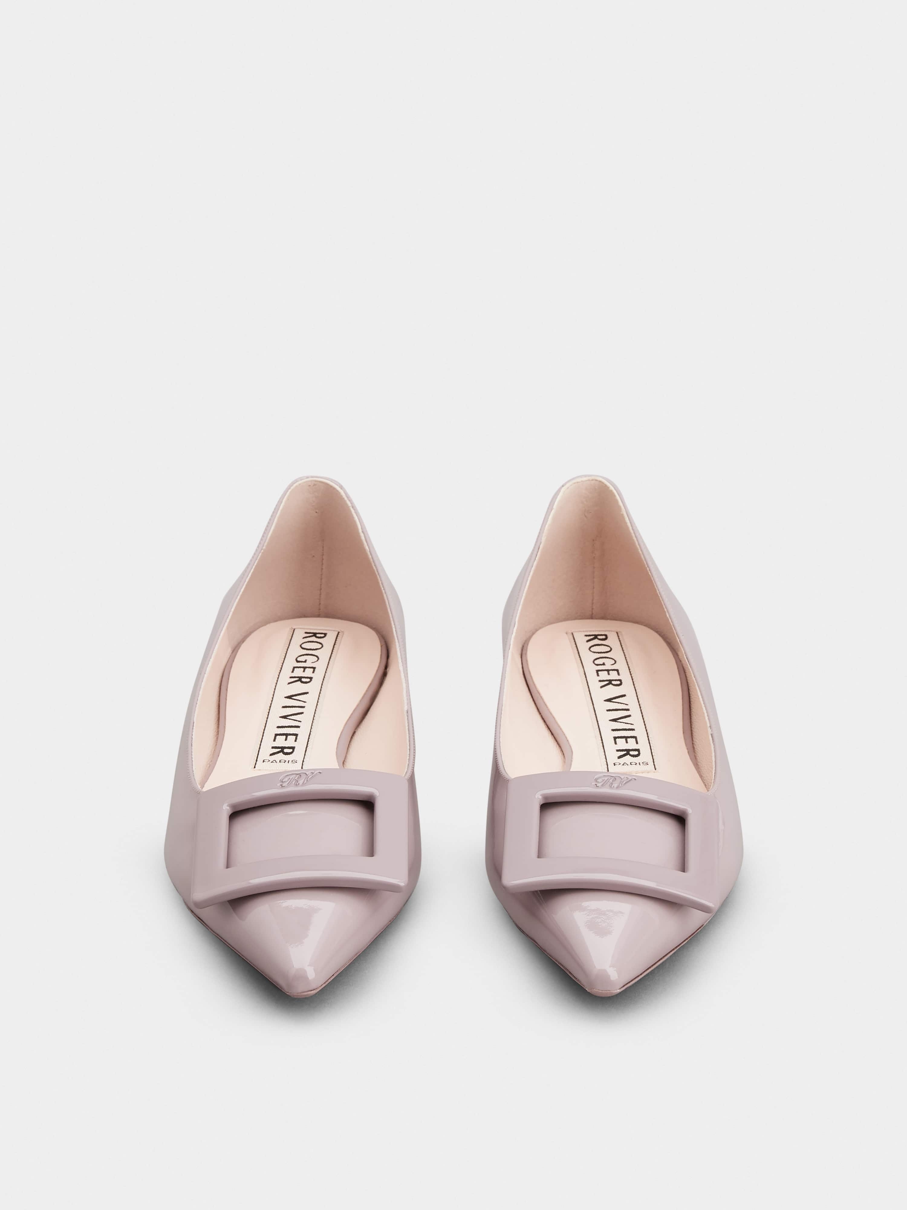Gommettine Lacquered Buckle Ballerinas in Patent Leather - 7