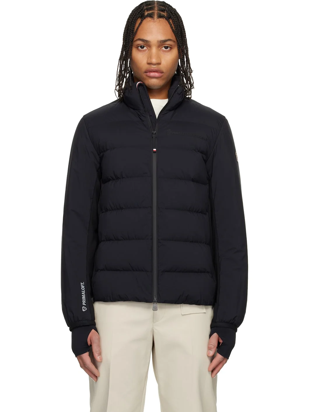 Black Araripe Mid-Layer Down Jacket - 1