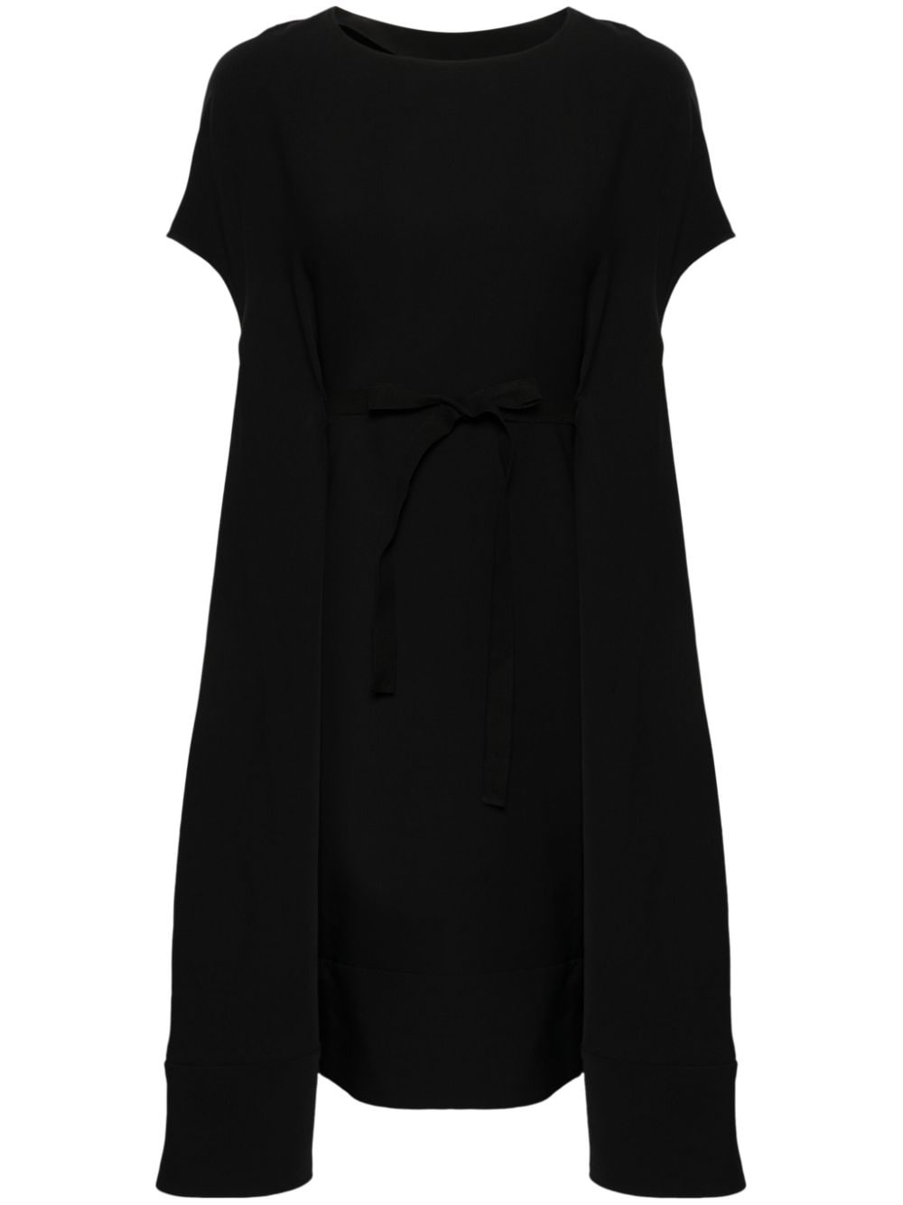 tie-fastening dress - 1