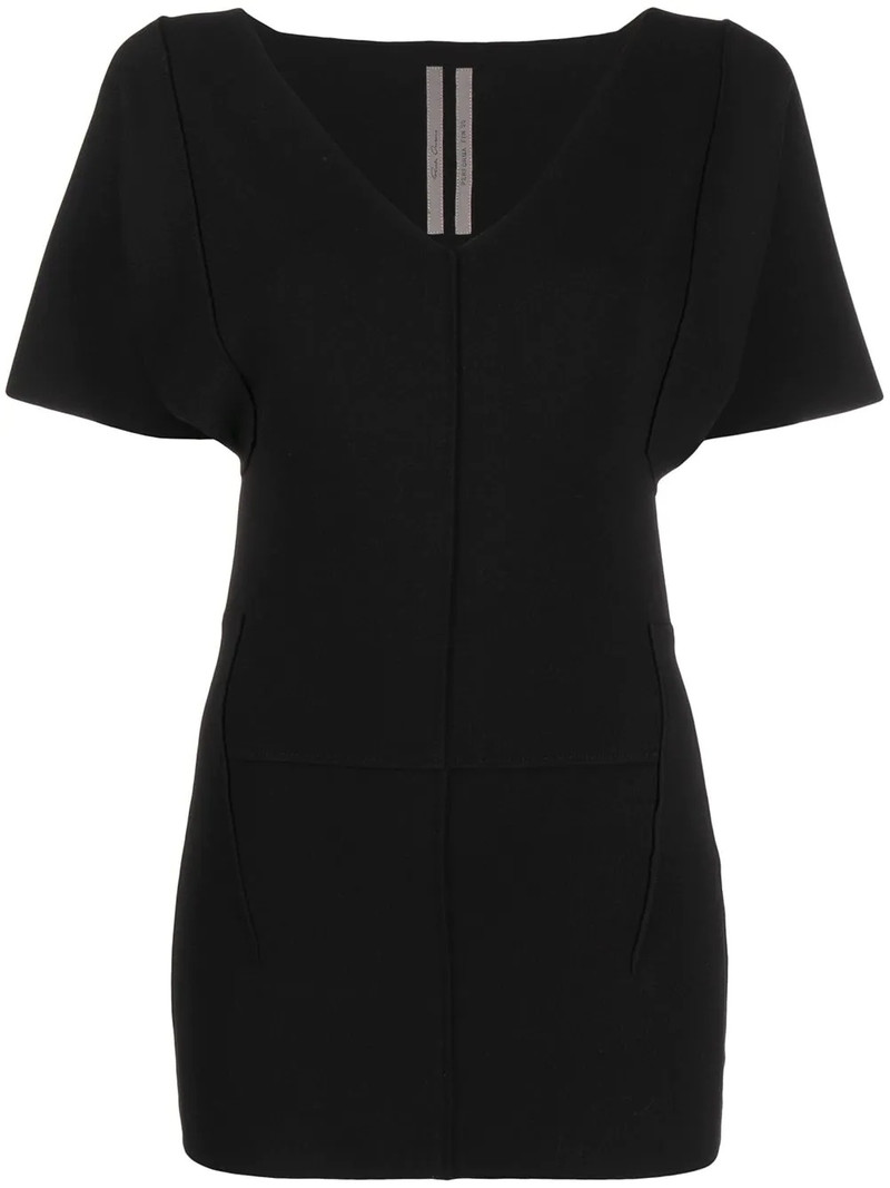 longline V-neck top 1