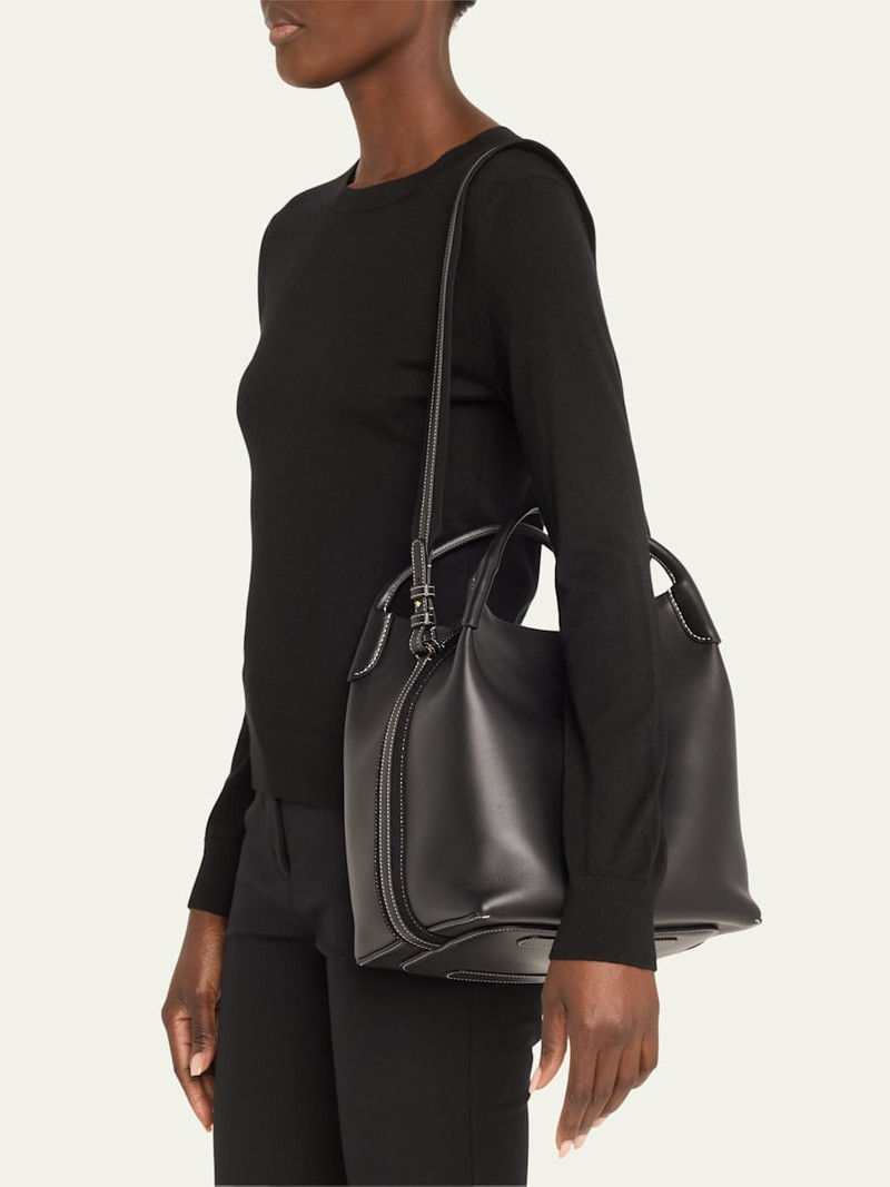 Loro Piana Bale Large Leather Bag outlook