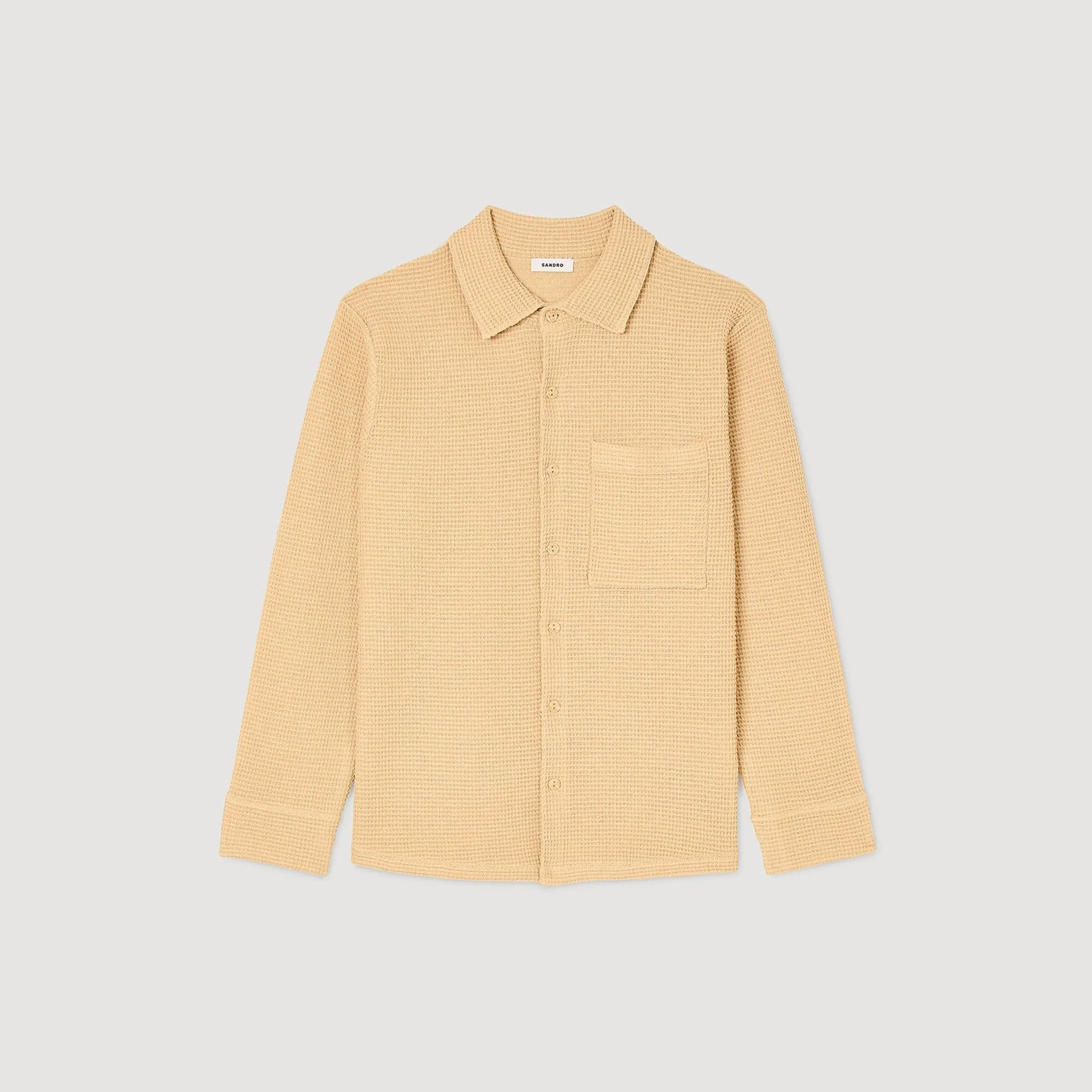 OVERSIZED KNIT SHIRT - 1
