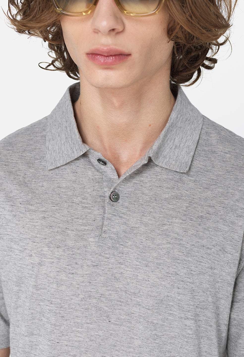 COTTON CASHMERE POLO - 6