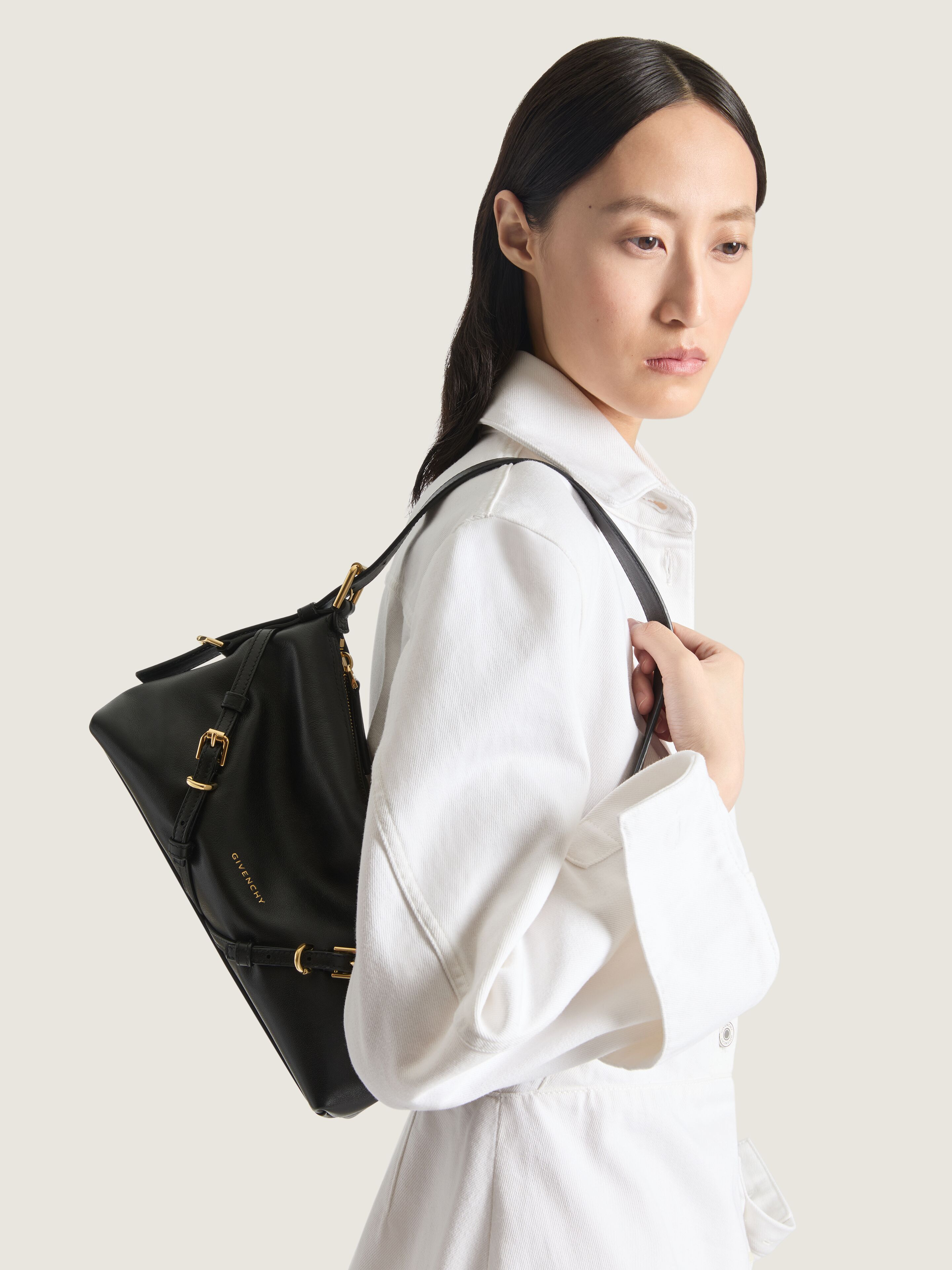MINI VOYOU BAG IN SHINY LEATHER - 2