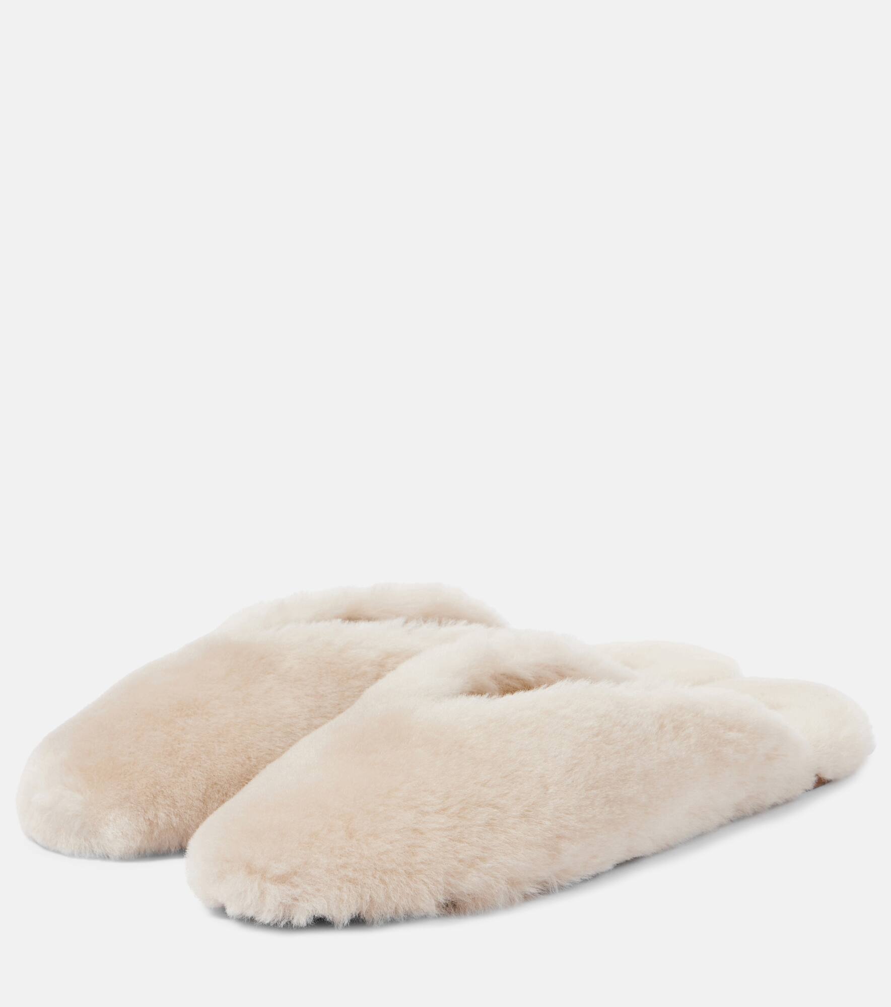 Regency shearling mules - 4