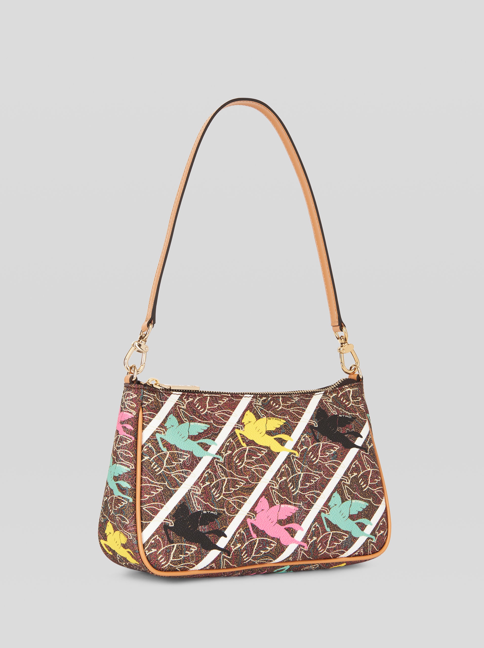 PAISLEY HANDBAG WITH PEGASO - 5